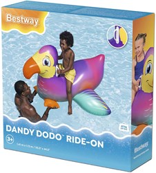 Bestway oiseau de piscine gonflable Dandy Dodo avec poignées