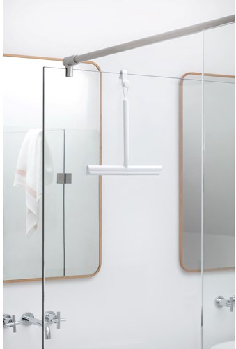 Brabantia Duschabzieher Silikon - weißes Badezimmerzubehör-3