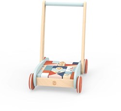 Speedy Monkey - Blockwagen mit 27 Blöcken - 35,5x25x41cm