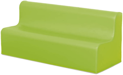 Softplay bankje zithoogte 25 cm LIME GROEN