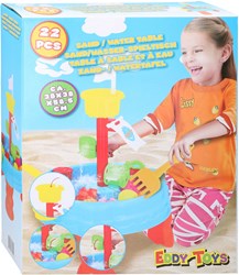 Sand- und Wassertisch Spielset mit Turm und Zubehör - 22-teiliges Outdoor-Spielzeug