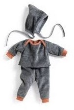 Djeco Pearl Gray Puppenkleidung 32 cm Pomea