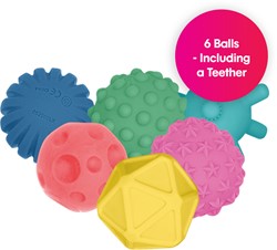 Edushape Sensory Baby Balls - 6 Stück