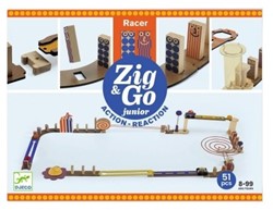 Djeco Zig & Go Junior - Rennfahrer - 51 Stück