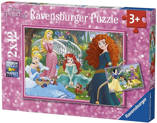Ravensburger 2 Jigsaw Puzzles - Disney Princess - 12 pieces