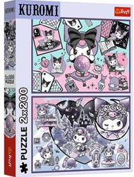Trefl Puzzle Kuromi Hello Kitty - 2x200 Teile - buntes Kinderspielzeug