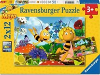 Ravensburger Puzzle-Set Kinder Maja's Welt - 2x12 Teile Karton