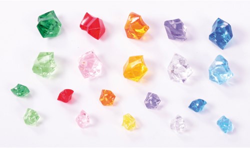 Eduplay Acryl Diamanten Mix - 500 Gramm - bunte Spielsteine-2