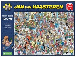 Jumbo Puzzle Jan van Haasteren 1000 Teile Cartoon Beim Friseur