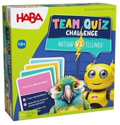 Haba Quizspiel Team Quiz Challenge Natur vs. Technik Lernspiel