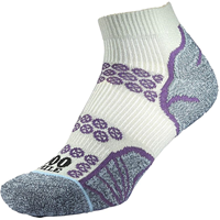 1000 Mile chaussettes running femme recyclées argent-violet medium respirantes