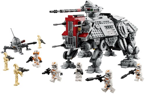 LEGO Star Wars AT-TE Walker Bauset mit Clone Troopers und Droiden Figuren - 75337-2