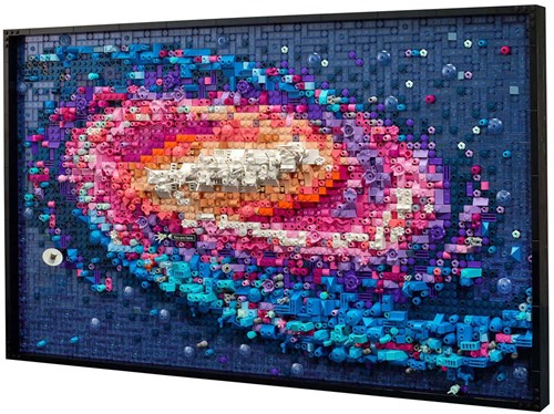 LEGO Art Milchstraßengalaxie Bauset - Wanddeko für Erwachsene Weltraumfans-2