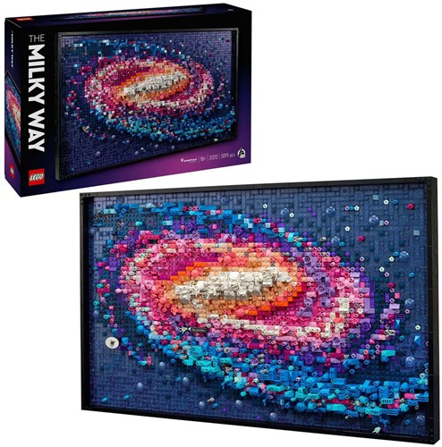 LEGO Art Milchstraßengalaxie Bauset - Wanddeko für Erwachsene Weltraumfans-3