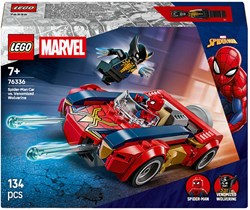 LEGO Spider-Man Auto Bauset mit Venomized Wolverine Minifigur