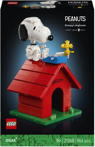 LEGO Bauset Peanuts Snoopy Hundehütte Erwachsene 964 Teile