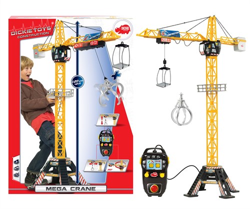 Dickie Kranwagen Spielzeug - großer Baukran mit Fernbedienung-3
