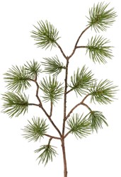 Boltze Home branche décorative verte pin plante artificielle 55cm déco Noël