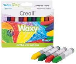 Creall Wachsmalstifte Kinderkunst 12 Farben - Kreatives Spielzeugset