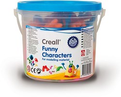 Creall Funny Characters Klei Accessoires, 130dlg