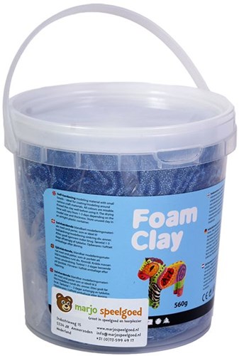 Foam Clay pâte à modeler bleue 560g - jouet créatif autodurcissant