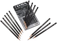 Lyra Graphitstifte Set - Art Design 12 Stück für Zeichnen und Skizzieren