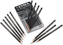 Lyra Graphitstifte Set - Art Design 12 Stück für Zeichnen und Skizzieren