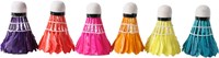 Volants de badminton 6 pièces couleur tube plastique jouet sport