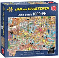 Jumbo Puzzle Jan van Haasteren Auf heißen Kohlen 1000 Teile Cartoon