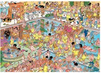 Jumbo Puzzle Jan van Haasteren Auf heißen Kohlen 1000 Teile Cartoon-2