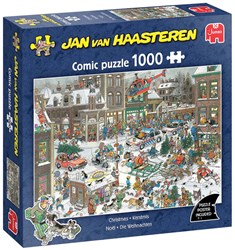Jumbo Puzzle Weihnachten Jan van Haasteren 1000 Teile Cartoon