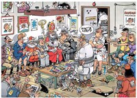 Jan van Haasteren Puzzle Wer ist der Nächste? 500 Teile Cartoon-2