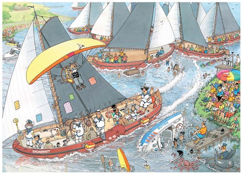 Jumbo Puzzle Hollandische Traditionen Jan van Haasteren 2x1000 Teile-3