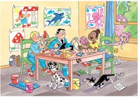 Jumbo Puzzle Jan van Haasteren Junior 150 Teile kreatives Kneten-2