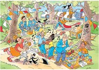 Jumbo Puzzle Der Flohmarkt Jan van Haasteren Junior 240 Teile Kinder-2