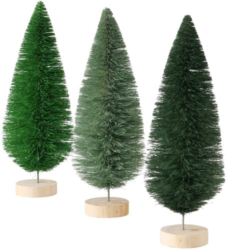 Boltze Home dekorative Weihnachtsbaum Figur grün 22cm Weihnachtsdeko