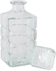 Boltze Home carafe à whisky verre transparent 900 ml H23cm design luxe