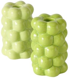 Boltze Home bougeoir dolomite vert accessoire de table décoratif