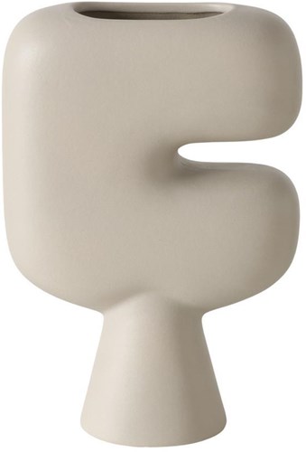 Boltze Home Vaas Pasu H22,8cm beige