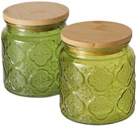 Boltze Home bocal de rangement pot en verre 500ml organiseur cuisine