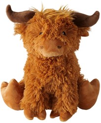 Boltze Home butée de porte peluche vache Highland décorative et stable