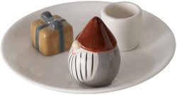 Boltze Home bougeoir gnome multicolore Ø12cm carton décoratif