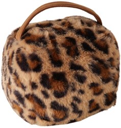 Boltze Home butée de porte imprimé léopard 15 cm avec poignée - accessoire déco tendance