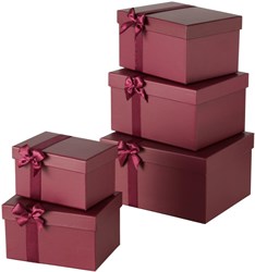 Boltze Home coffret cadeau set emballage cadeau 5 pièces multicolore