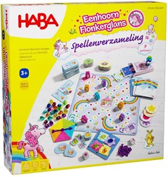 Haba !!! Spel - Eenhoorn Flonkerglans - Spellenverzameling (NL = F 2010879002 - DE 2010879001) (DE/E/F/NL/IT/ES)