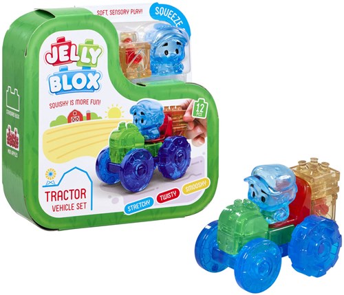 Goliath Spielzeug - Jelly Blox Traktor und Bauer Spielset-3