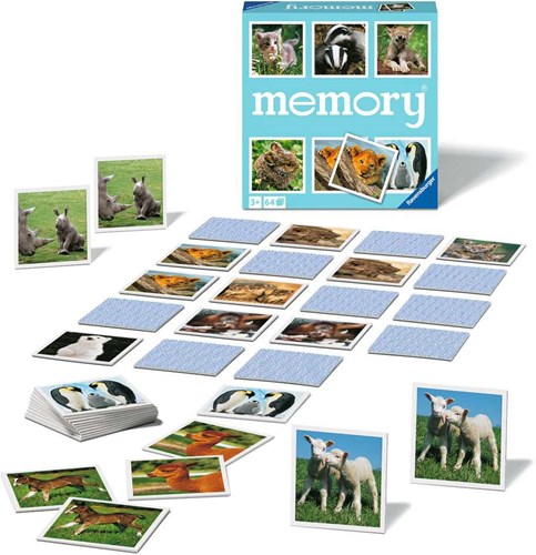 Ravensburger Memory Bébés Animaux jeu de cartes offre-3