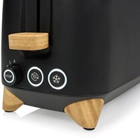Princess grille-pain pure noir - 2 fentes - 6 niveaux de brunissage - 1000W-3
