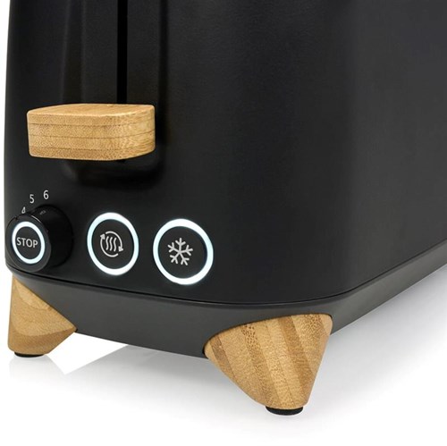 Princess grille-pain pure noir - 2 fentes - 6 niveaux de brunissage - 1000W-3
