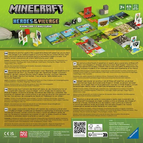Ravensburger Minecraft Brettspiel - Heroes of the Village Junior Spiel-2